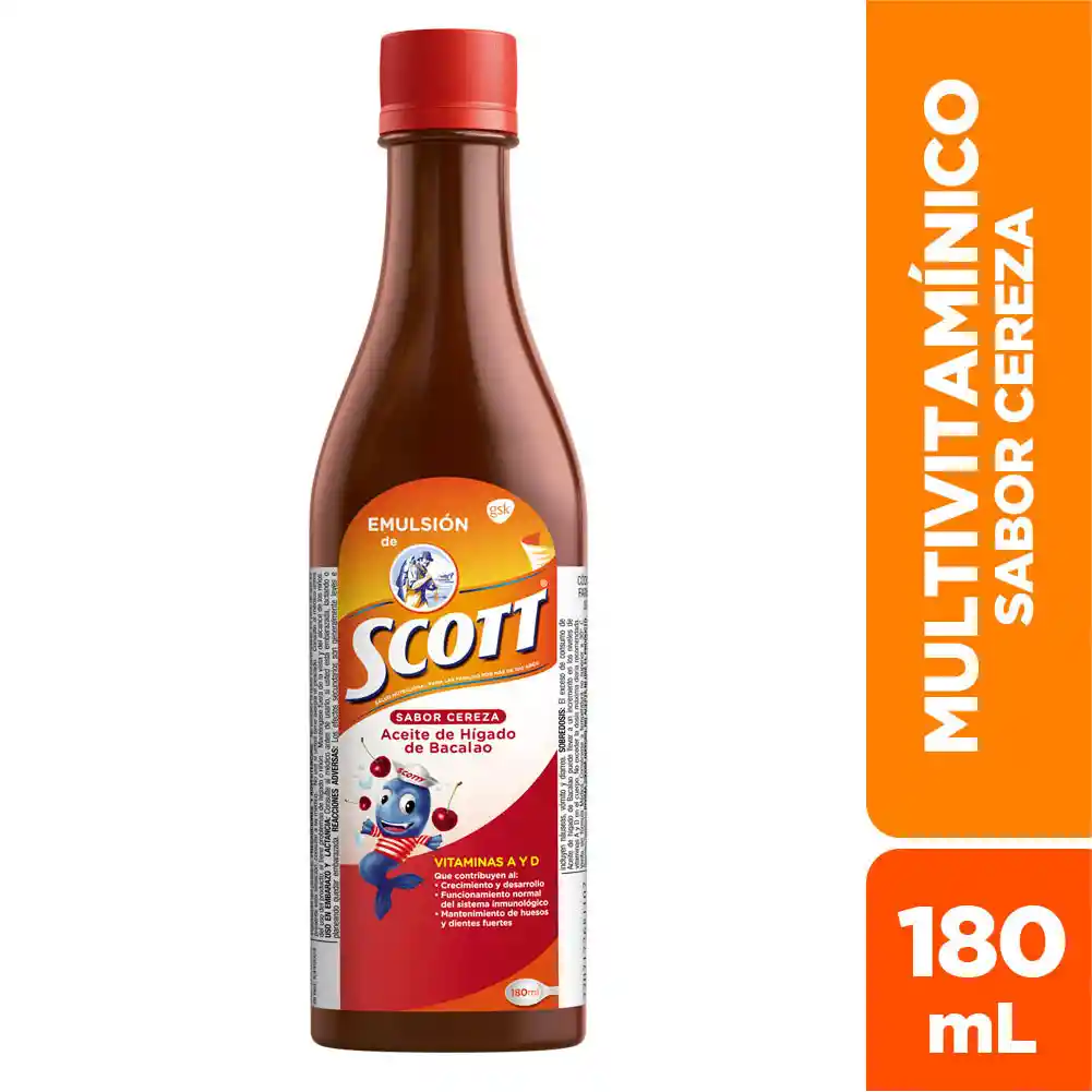 ACEITE HIGADO DE BACALAO SABOR CEREZA 180ML