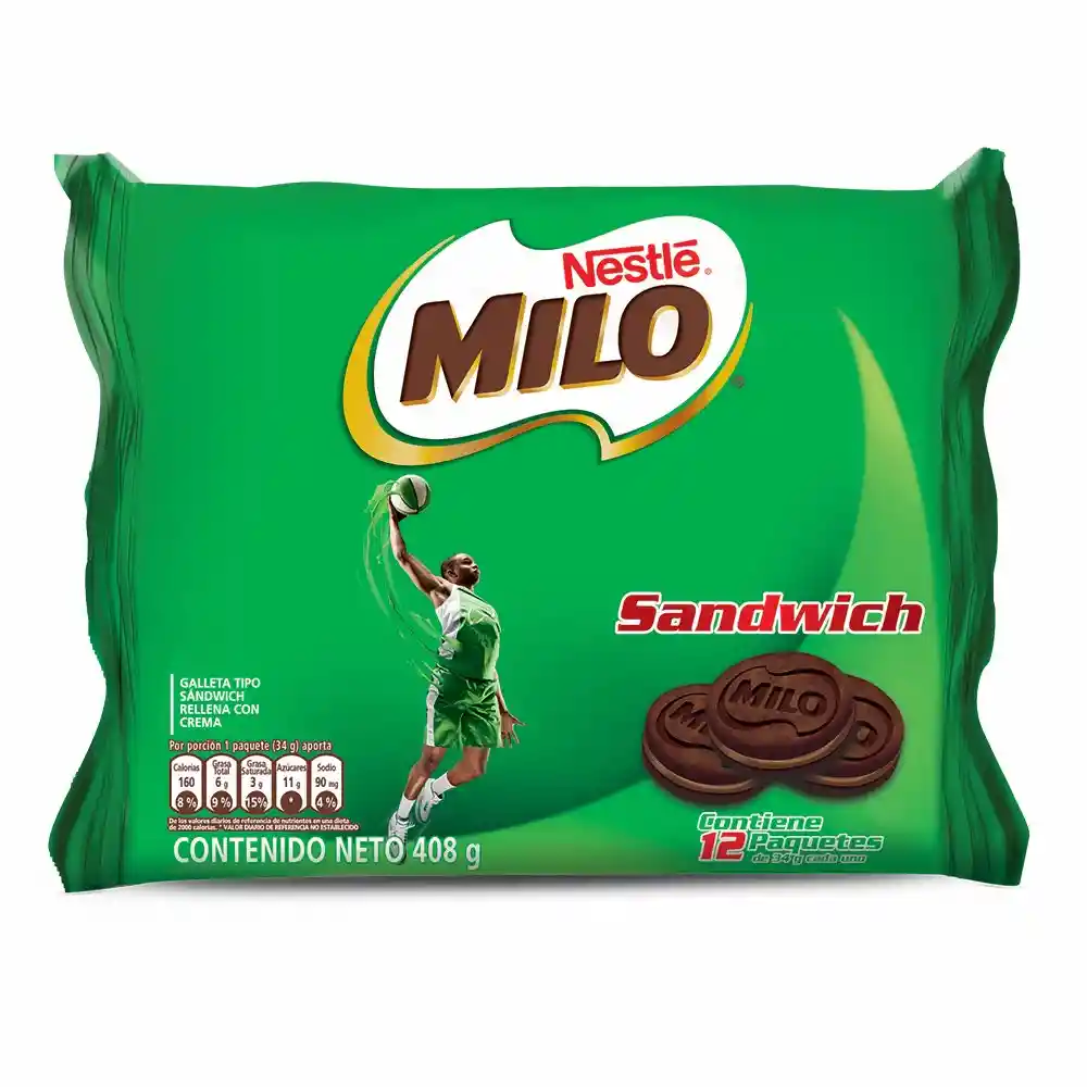 Milo Galleta Sandwich