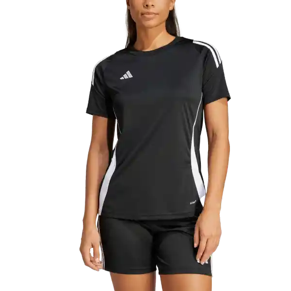 Adidas Camiseta Tiro24 Jsyw Fútbol Mujer Negro Talla XS