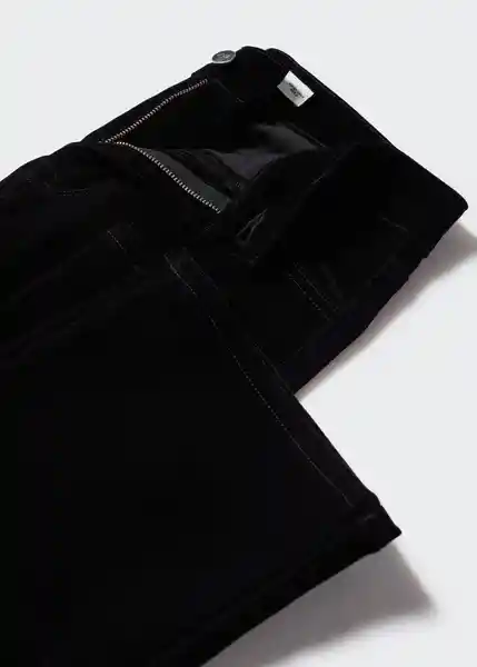 Pantalón Jean Velvet Negro Talla 42 Mujer Mango