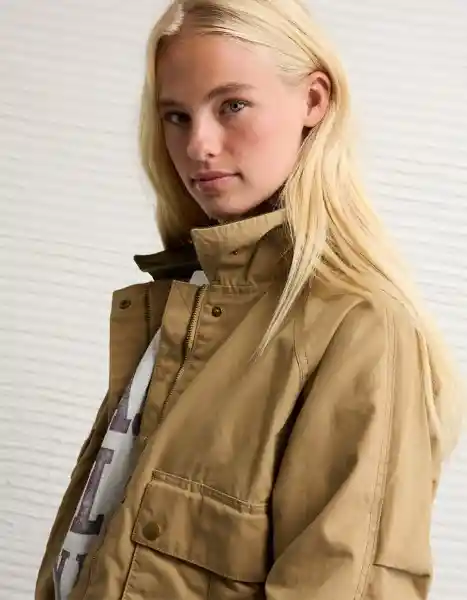 Chaqueta Mujer Beige Talla MEDIUM 3693212 American Eagle