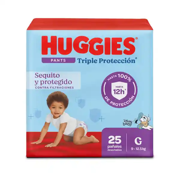 Pañal Huggies Triple Protección Pants Etapa 3/G 25 Und