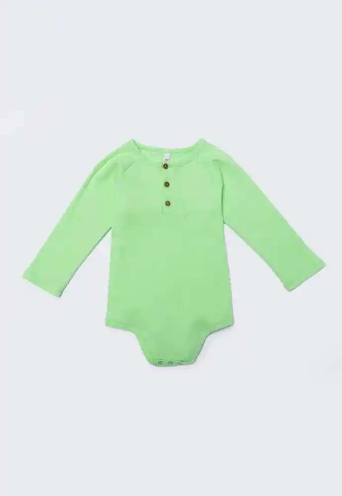 Body Manga Larga 12/18mese-verde