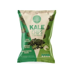 Kale Chips de Col Rizada Deshidratada Sabor Limón Horneado