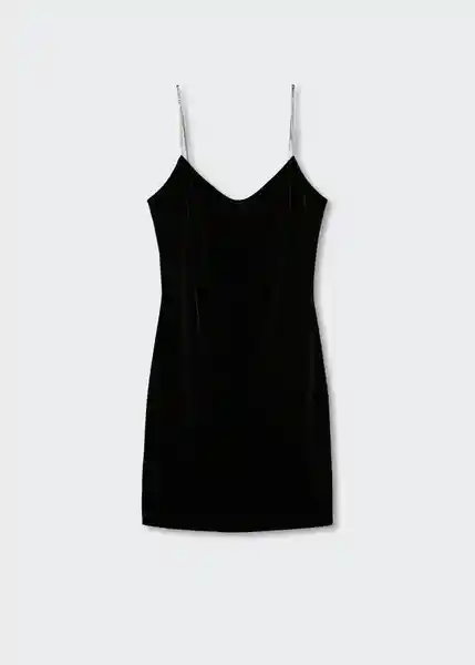 Vestido Xmila Negro Talla M Mujer Mango