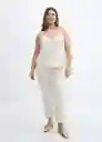 Top Raquel Crudo Talla S Mujer Mango