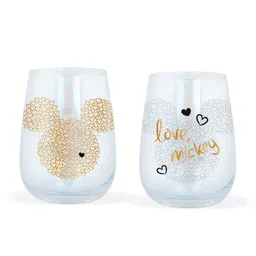 Disney Vasos Mickey de Cristal  de 510 mL