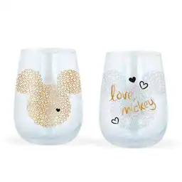 Disney Vasos Mickey de Cristal  de 510 mL