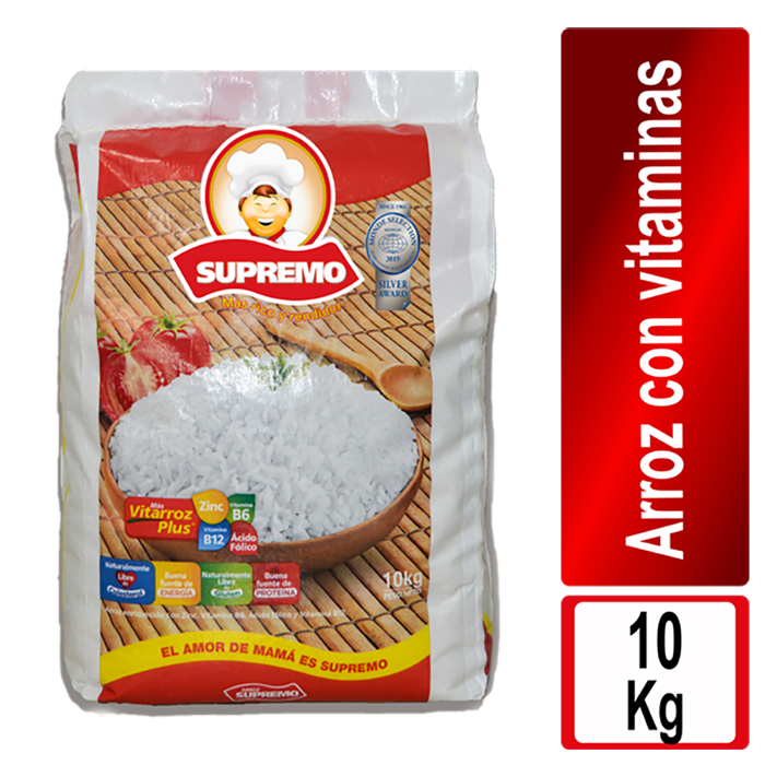 Supremo Arroz con Vitaminas 10 kg