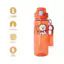 Botella Con Correa y Funda Serie Naranja 800 mL Bt21 Miniso