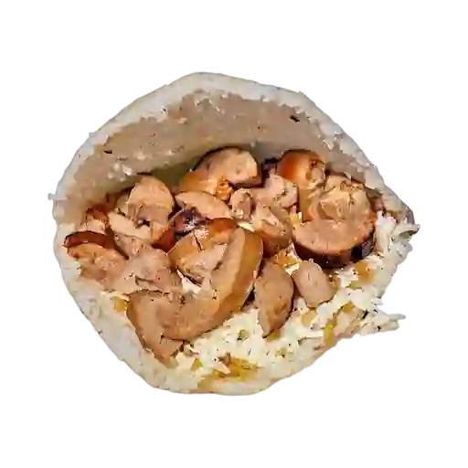 Arepa con Butifarra