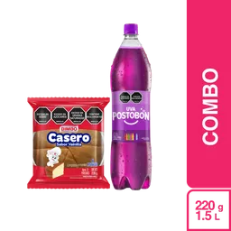 Combo Postobón Uva 1500 mL + Bimbo Ponqué 