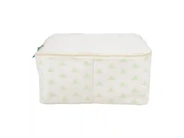 Organizador Con Cierre Canvas Blanco 35 x 35 Casaideas