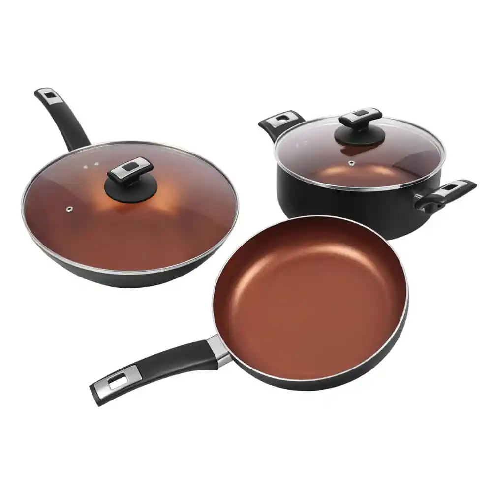 Batería de Ollas Universal Antiadherente 5 Piezas