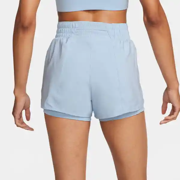 Nike Short One Df Mr 3in 2n1 Para Mujer Azul Talla L