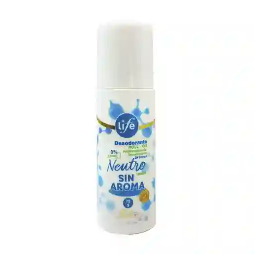 Life Desodorante Antitranspirante Neutro Sin Aroma