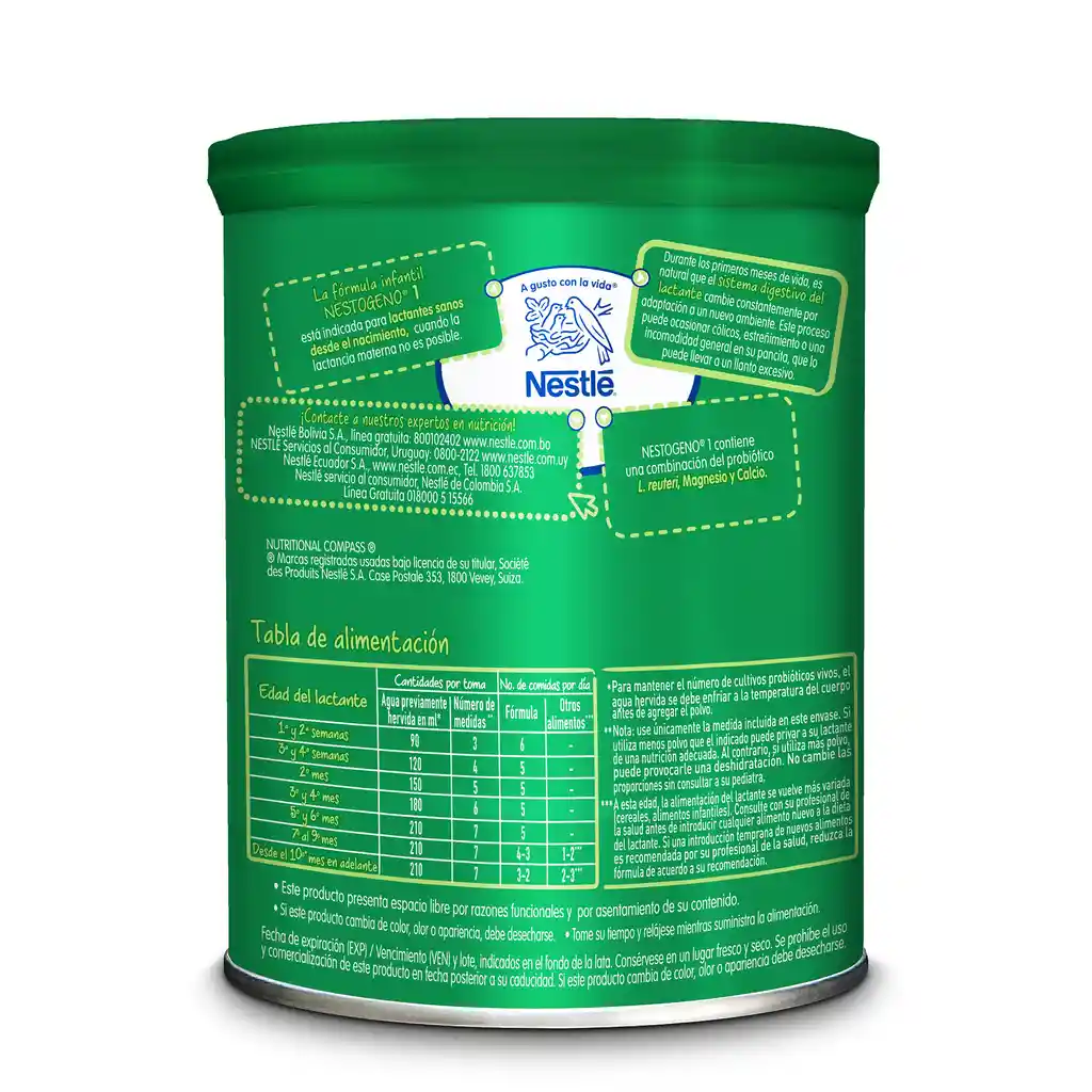 Fórmula infantil NESTOGENO Etapa 1 x 800g