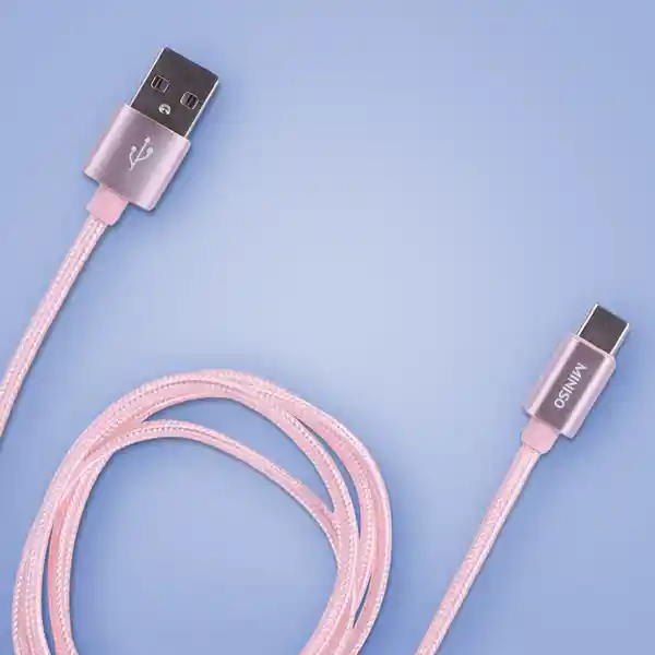 Cable de Datos de Tipo C Oro Rosa Miniso