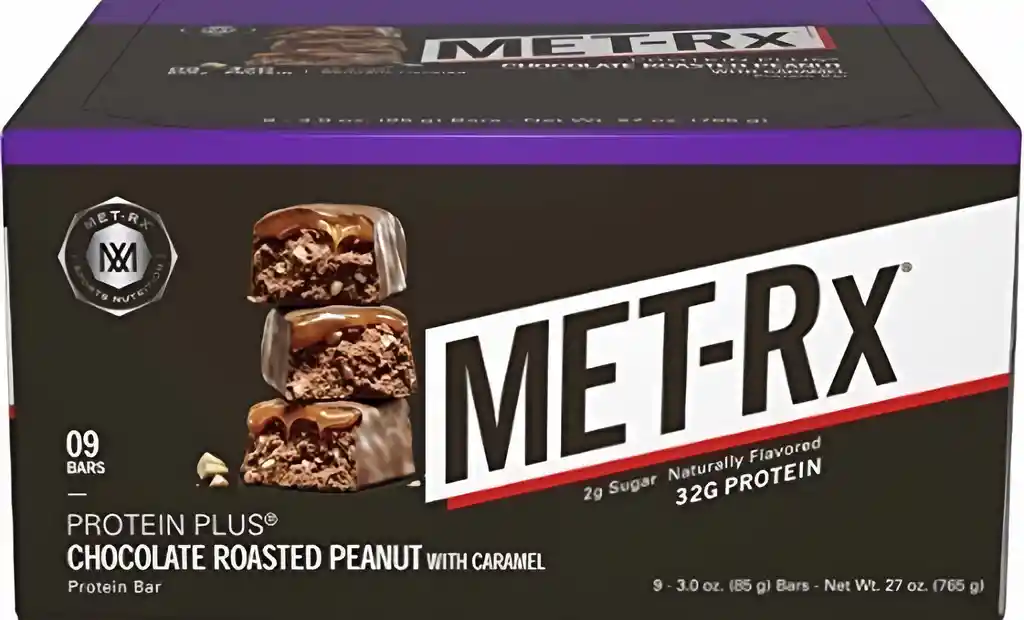 Met-Rx Proteína de Chocolate en Barra con Maní Tostado