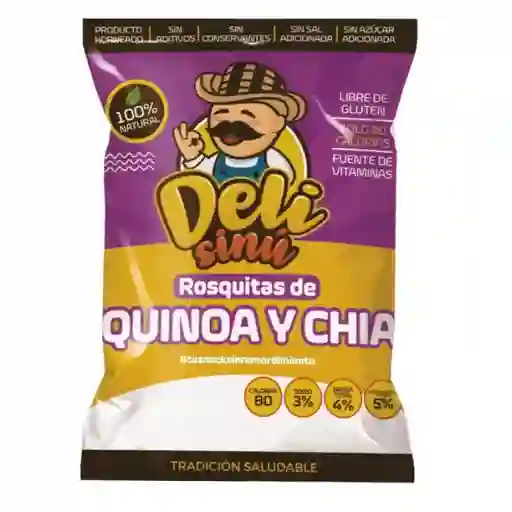 Deli Sinú Rosquitas de Quinoa y Chía