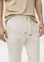Pantalón Mauro Marfil Talla 40 Hombre Mango