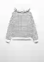 Buzo Sudadera Sailor Offwhite Talla 06 Niños Mango