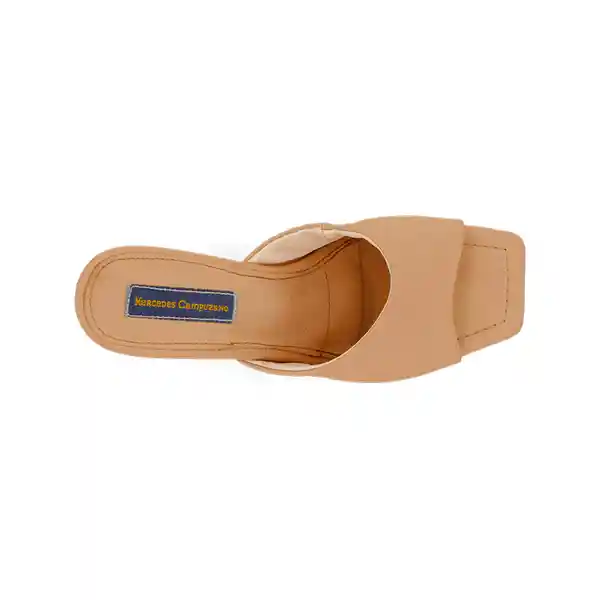 Sandalias Tacón Iris Beige Talla 35