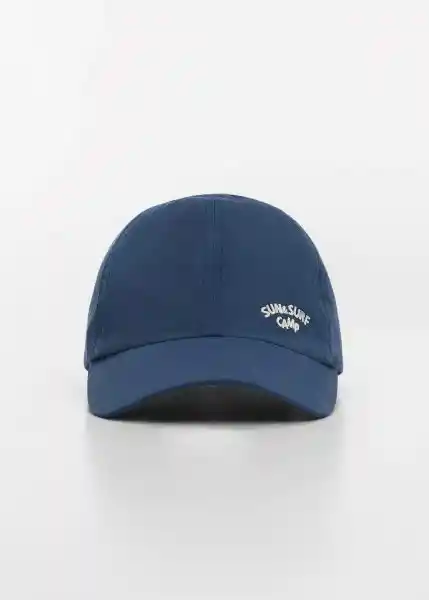 Gorra Campb Navy Talla 96 Niños Mango