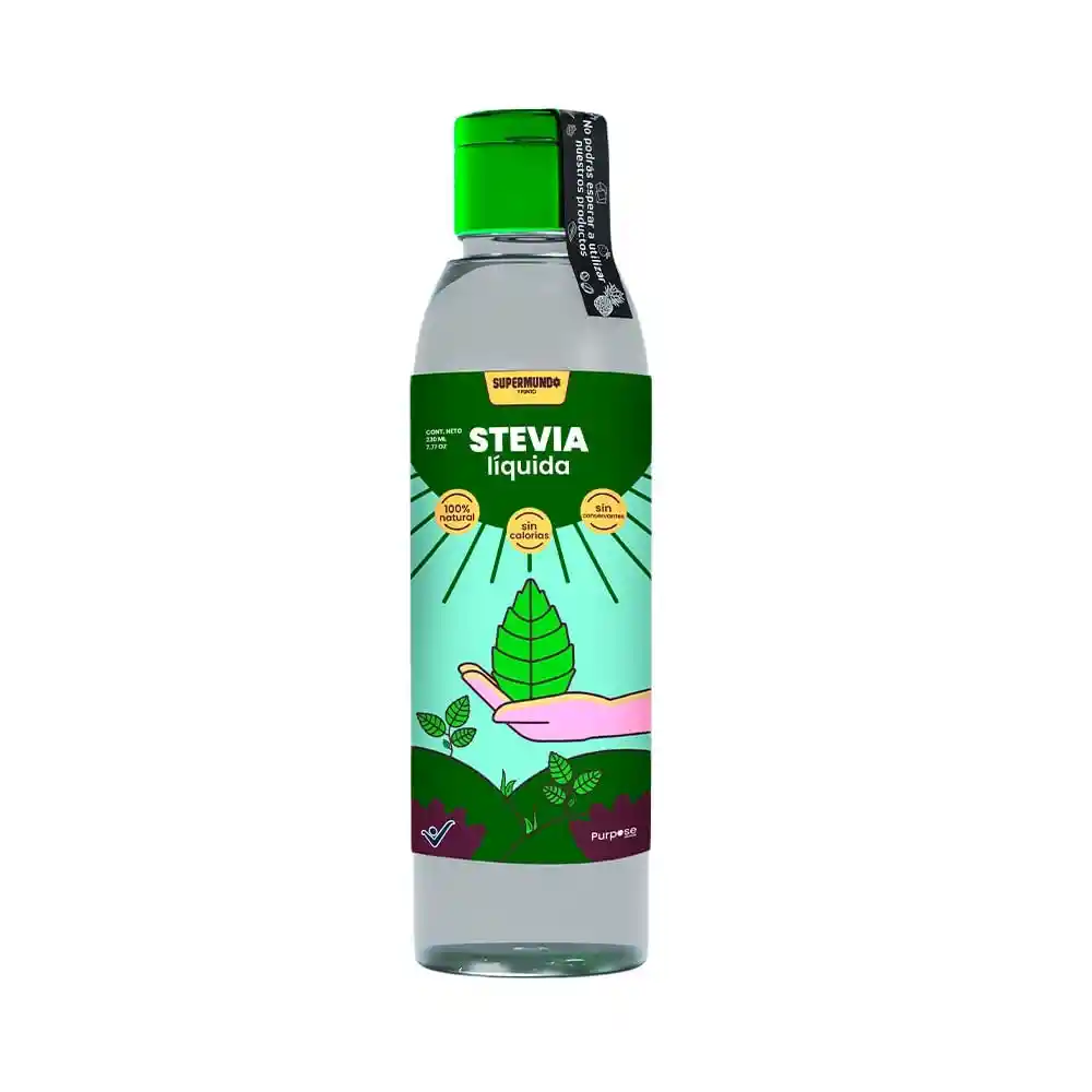 Estevia Liquida El Super Mundo Frasco