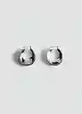 Pendientes Montse Plata Talla 99 Mujer Mango