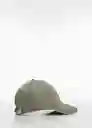 Gorra Quote6 Khaki Talla 99 Mujer Mango