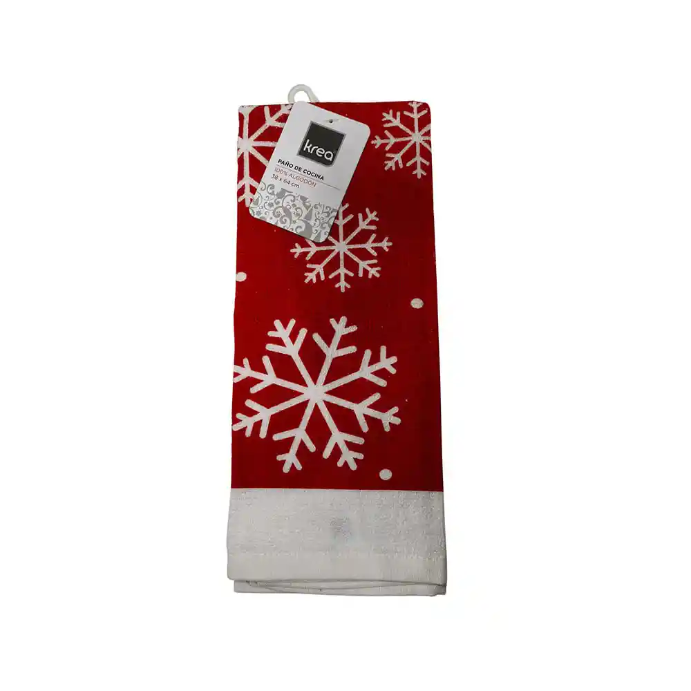 Paño de Cocina Velour Copos Krea