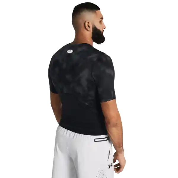 Under Armour Camiseta hg Printed Hombre Negro Talla MD