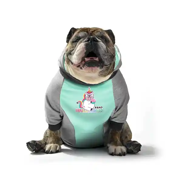 Gordogs Hoodie Estampado Bullicorn Menta Talla L