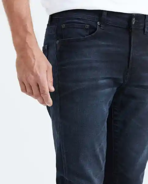 Jean Slim Fit - Famous Azul Dark Ultraoscuro 30/34 Chevignon