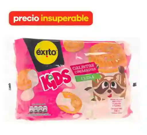  Galletas Cremadas Sabor A Fresa Exito X 12 Unidades 