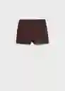 Short Corfu Chocolate Talla L Mujer Mango