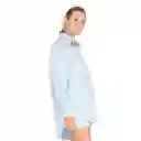Camisa Boyfriend Haven Azul Claro Talla S