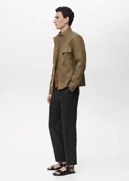 Chaqueta Anton Khaki Talla S Hombre Mango