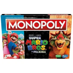 Hasbro Juego de Mesa Monopoly Super Mario Bros