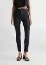 Jean Coating Negro Talla 21 Teen Niñas Mango