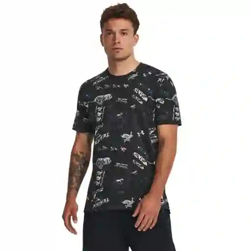 Under Armour Camiseta Run Like a Tee Hombre Negro LG 1379301-001