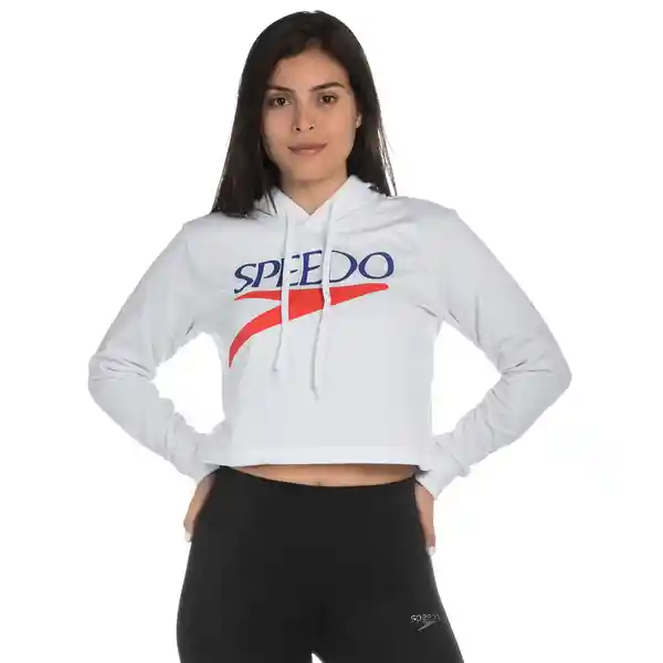 Speedo Buzo Crop Vintage Logo Fem Blanco M