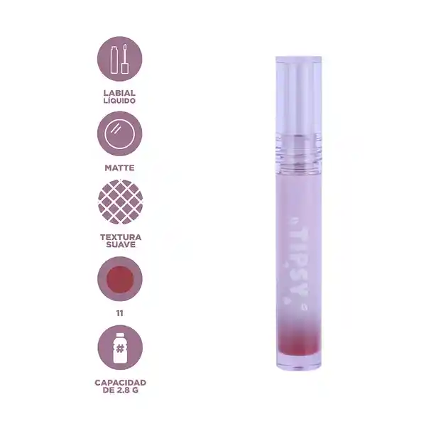 Labial Líquido Tipsy Series 11 Miniso