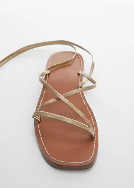 Sandalias Arlet Oro Talla 39 Mango Teen Girl Mango