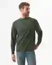 Buzo Duck Graphic Verde Soldado Ultraoscuro Talla S Chevignon
