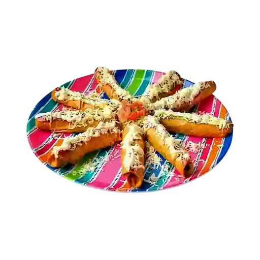 Flauta con Papas Fritas