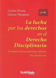 La Lucha Por Los Derechos en el Derecho Disciplinario