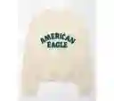 Buzo Mujer Beige Talla Large American Eagle