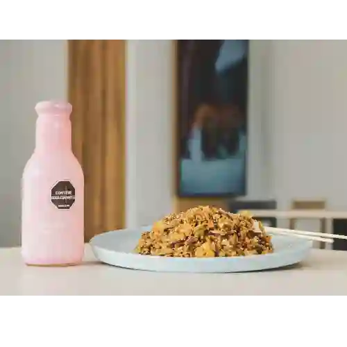 Combo Wok con Arroz Pollo + Hatsu 400 ml